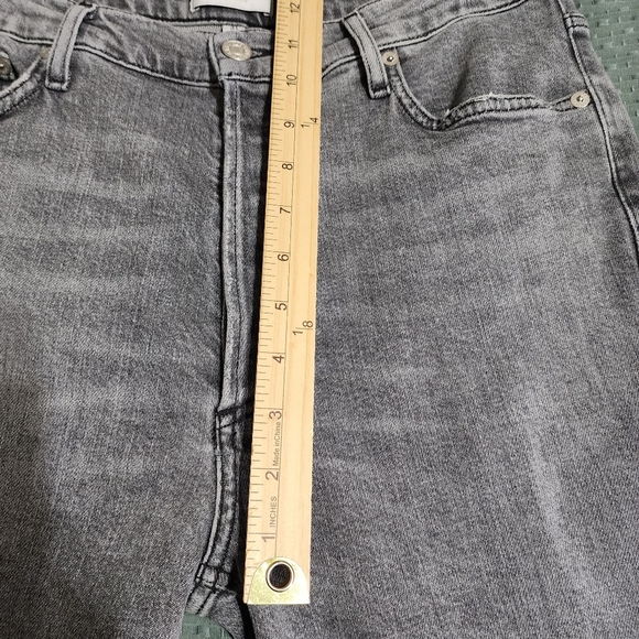 Agolde Nico High Rise Button Fly Ankle Fray Like New Size 31 Has stretch - Picture 15 of 16